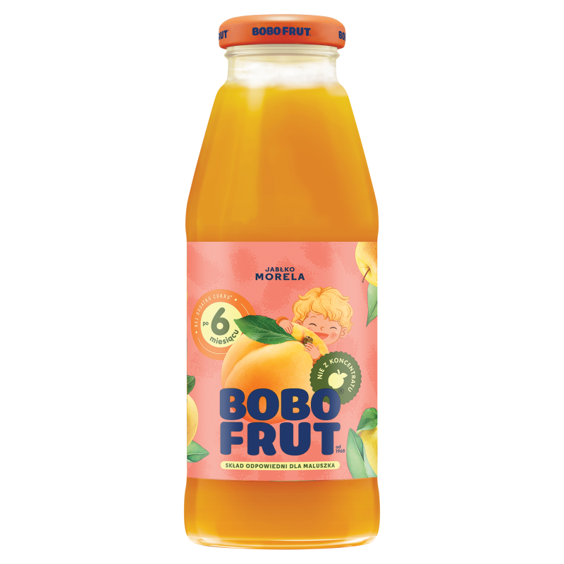 Bobo Frut Nektar Jabłko morela 300 ml po 6 miesiącu