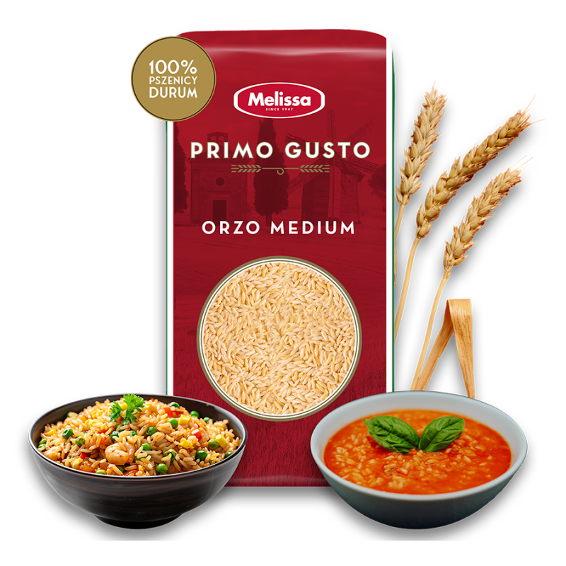 Melissa Makaron Orzo Medium (w formie ryżu) 100% Durum