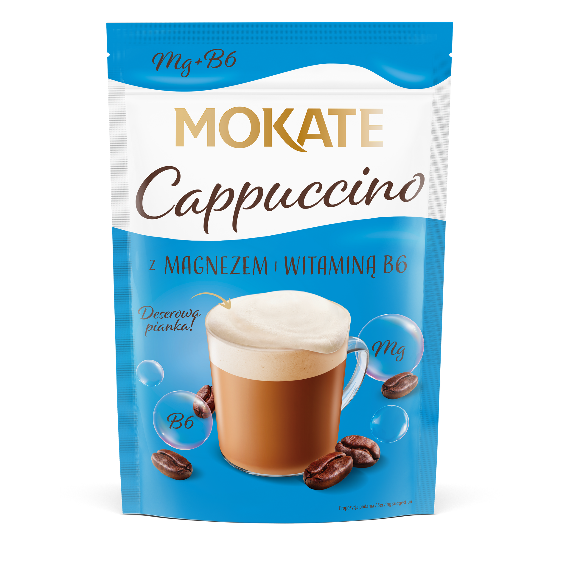 Mokate Cappucino z Magnezem 110g torebka