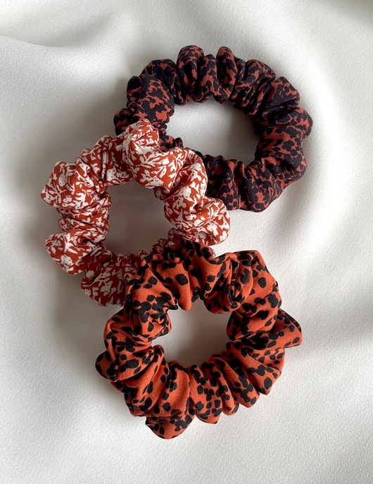Zestaw 3 scrunchies do włosów - Judy, Roxi & Stella