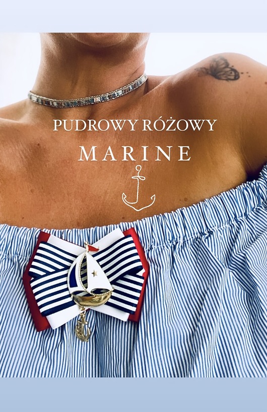 Brosza Marynarska / Żeglarska Kolekcja MARINE NEW