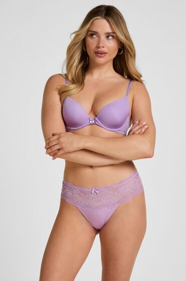 Hunkemöller Florence Thong boxers Fioletowy
