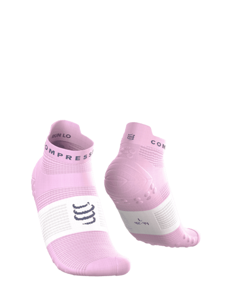 COMPRESSPORT Skarpetki do biegania krótkie PRORACING SOCKS V4 RUN LOW orchid/white