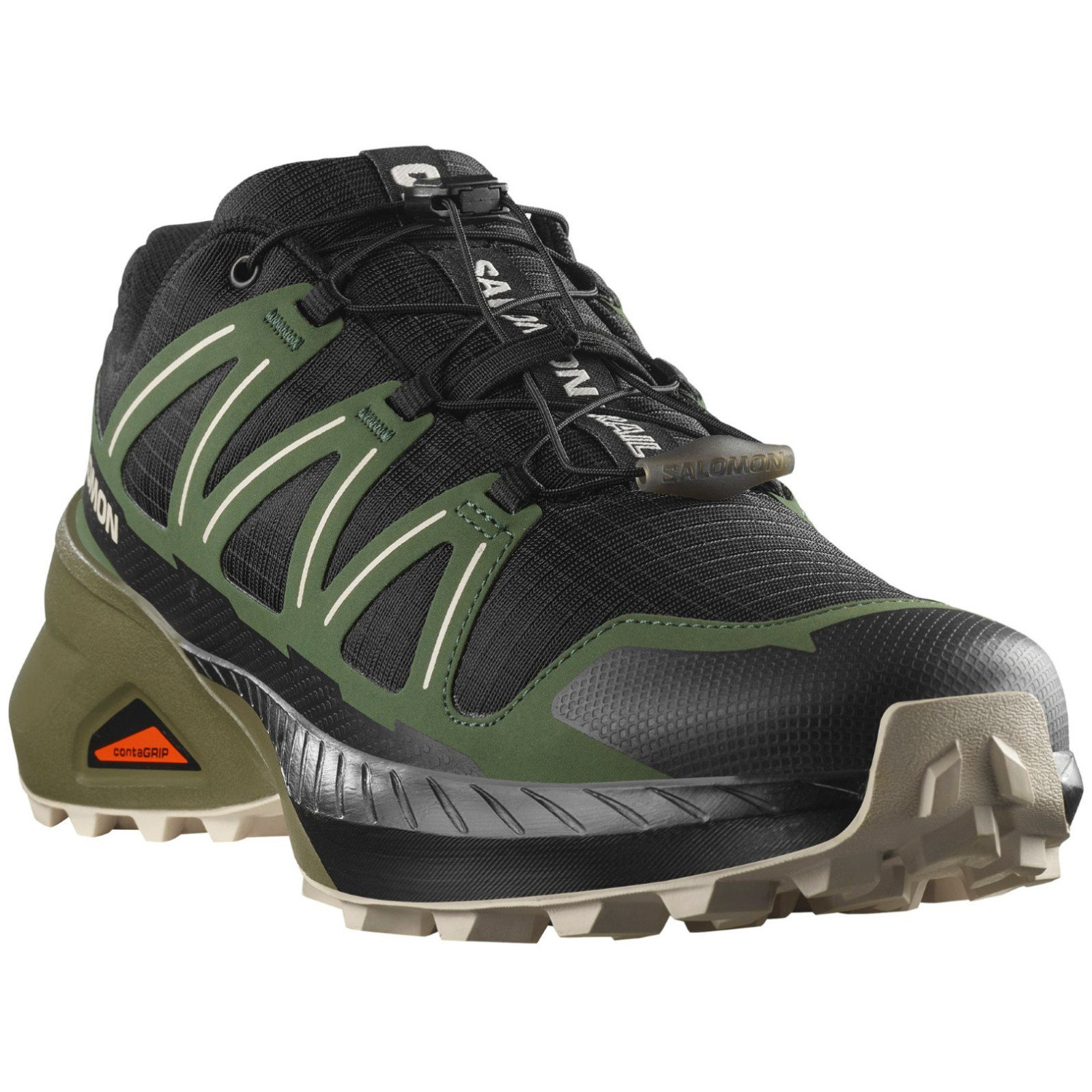 Buty męskie Salomon Speedcross Peak Rozmiar butów (UE): 45 1/3 / Kolor: czarny/zielony