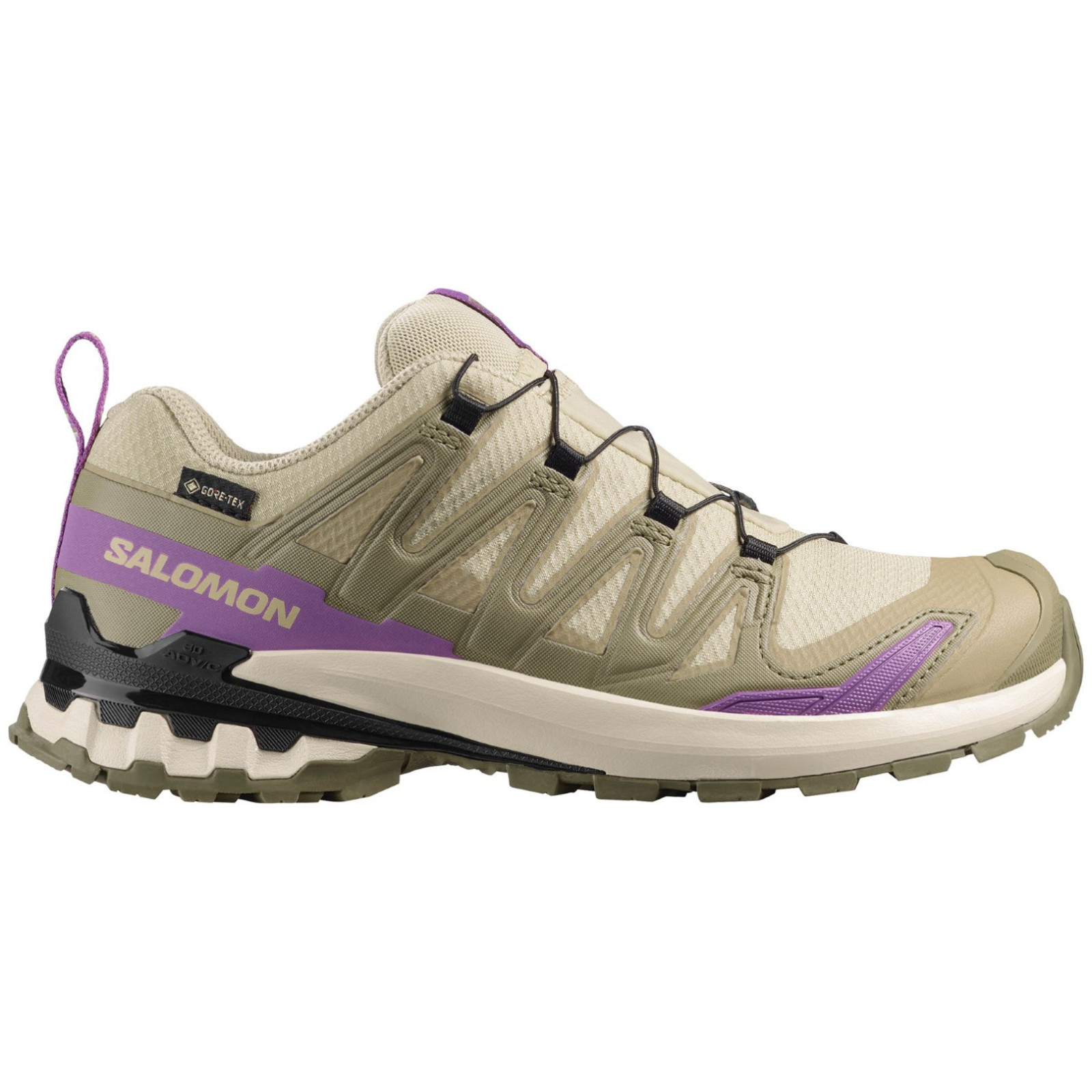 Damskie buty turystyczne Salomon Xa Pro 3D V9 Gore-Tex Rozmiar butów (UE): 40 / Kolor: beżowy/brązowy