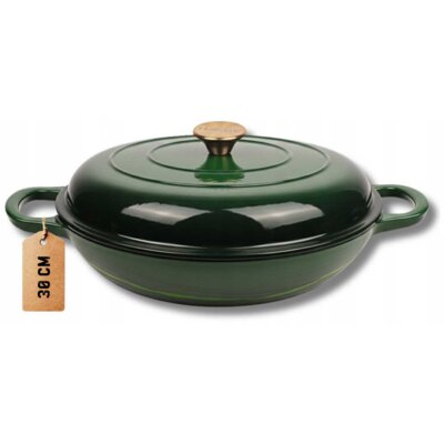 Garnek żeliwny HAGE DN30-bottle green 3L