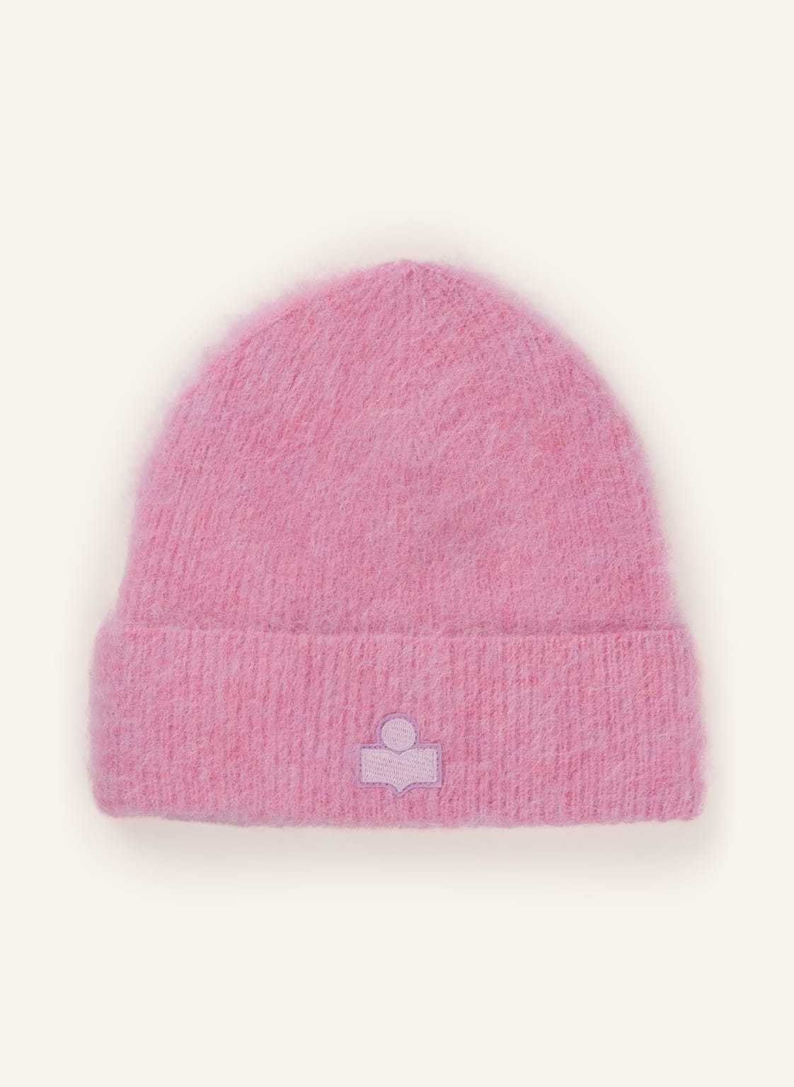Isabel Marant Czapka Peeta Z Alpaki pink