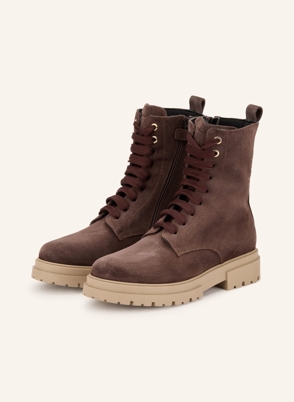 Tommy Hilfiger Botki Sznurowane braun