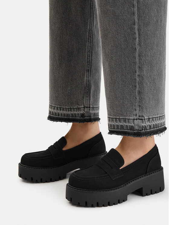 DeeZee Loafersy CEO-HY66880001-3 Czarny