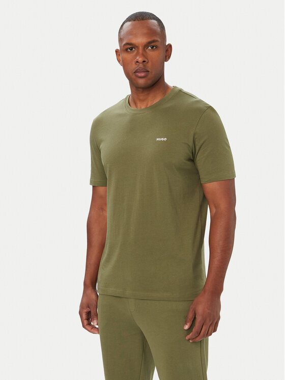 HUGO T-Shirt Dero222 50466158 Zielony Regular Fit