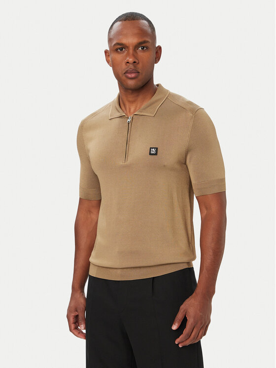HUGO Polo Sayfong-5 50564234 Khaki Regular Fit