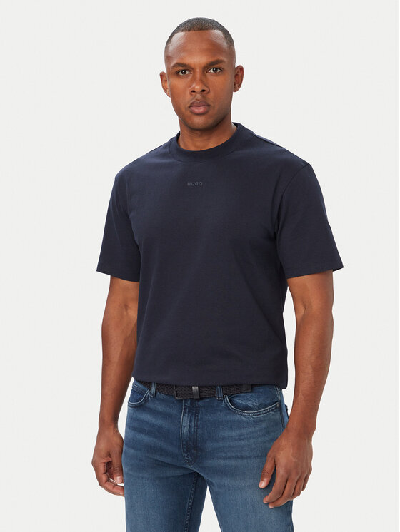 HUGO T-Shirt Dapolino 50488330 Granatowy Regular Fit