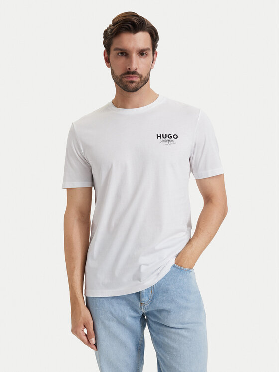 HUGO T-Shirt Nesptee 50572740 Biały Regular Fit