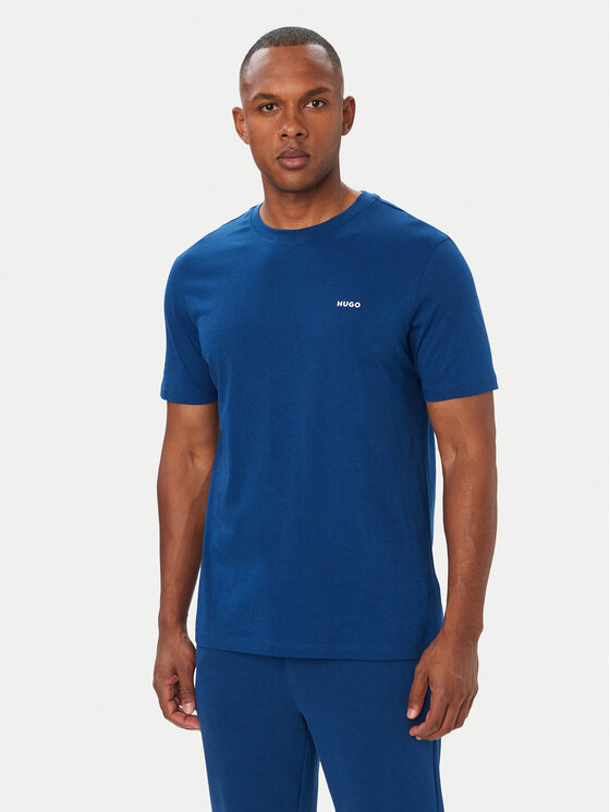 HUGO T-Shirt Dero222 50466158 Granatowy Regular Fit