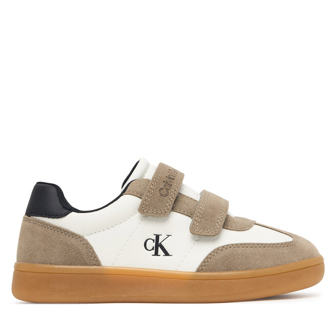 Sneakersy Calvin Klein Low Cut Velcro Sneaker V1X9-83443-0318 S Beżowy