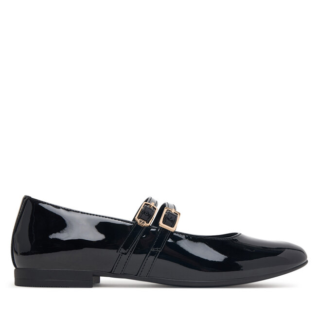 Baleriny Tommy Hilfiger T3A3-35131-0774 D Czarny