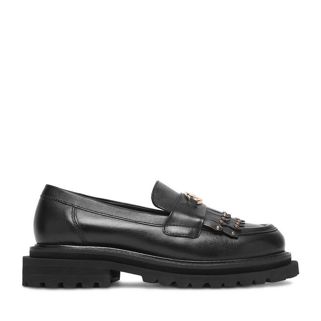 Loafersy Guess CEO-CI12-MIAMI-04 Czarny