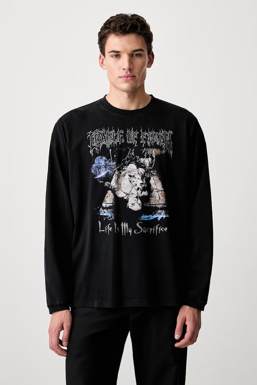 Vetements Cof Sacrifice longsleeve męski bawełniany