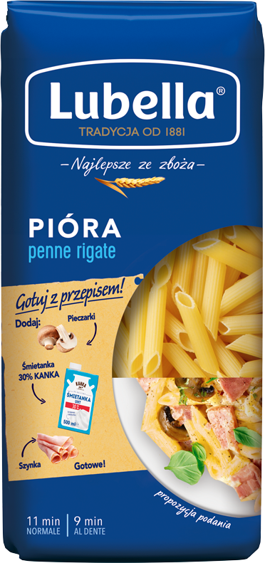 Lubella Makaron Pióra Penne rigate 400 g