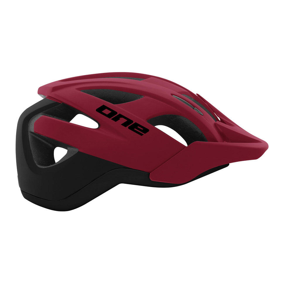 Kask One Trail Pro M L Czarny Czerwony