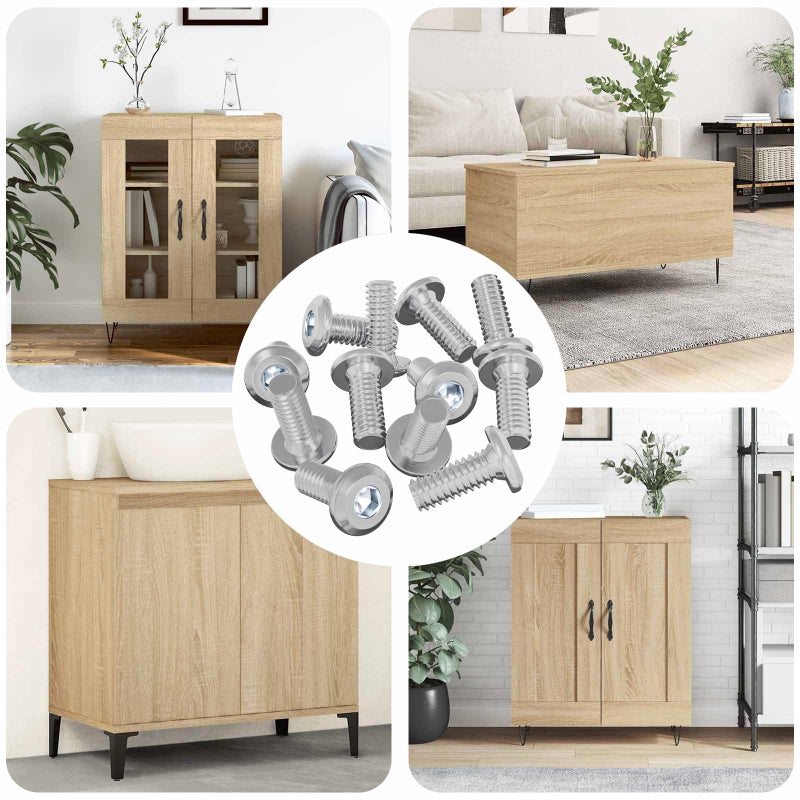 Śruba z blokadą głowicy 3600 pcs Srebrny Stal vidaXL