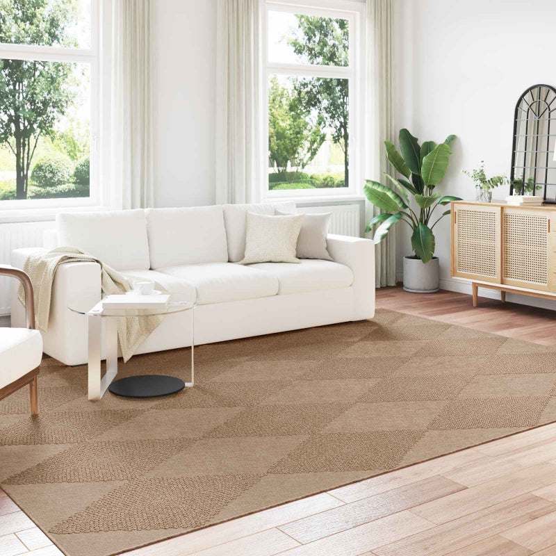 Dywany pokojowe AGIRA Naturalny 280 x 200 cm Poliester vidaXL