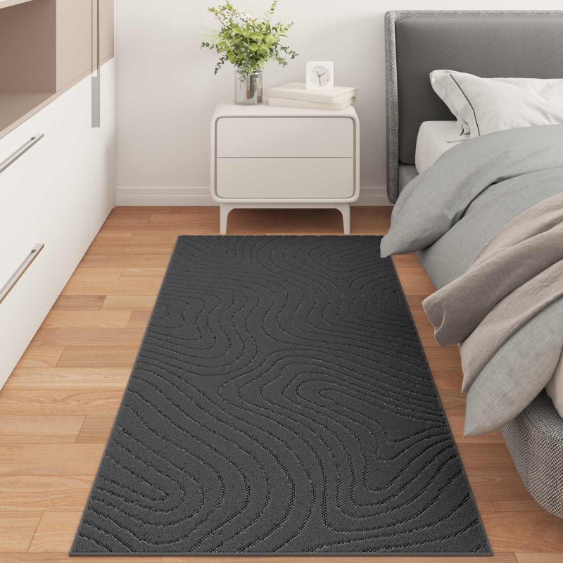 Dywany pokojowe PALMERAS Antracyt 200 x 80 cm Poliester vidaXL