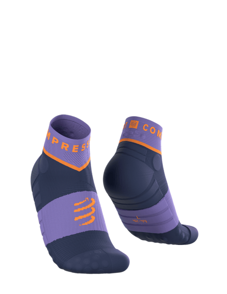 COMPRESSPORT Skarpetki do biegania ULTRA TRAIL LOW SOCKS V2.0 aster purple/peacoat