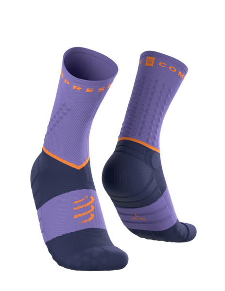COMPRESSPORT Skarpetki do biegania ULTRA TRAIL SOCKS V2.0 aster purple/peacoat