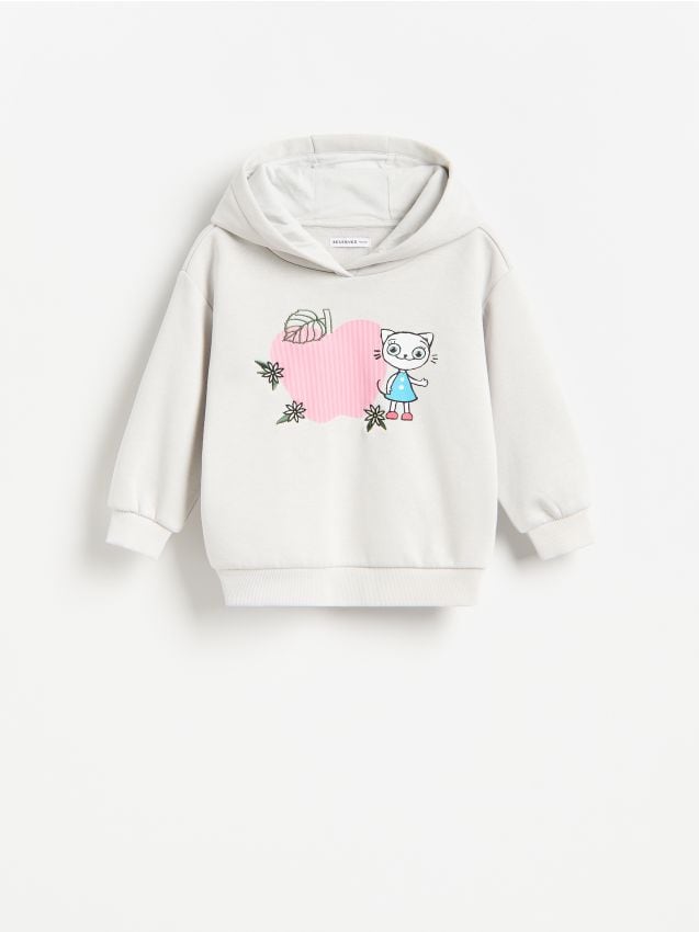 Reserved - Bluza Kicia Kocia - jasnoszary