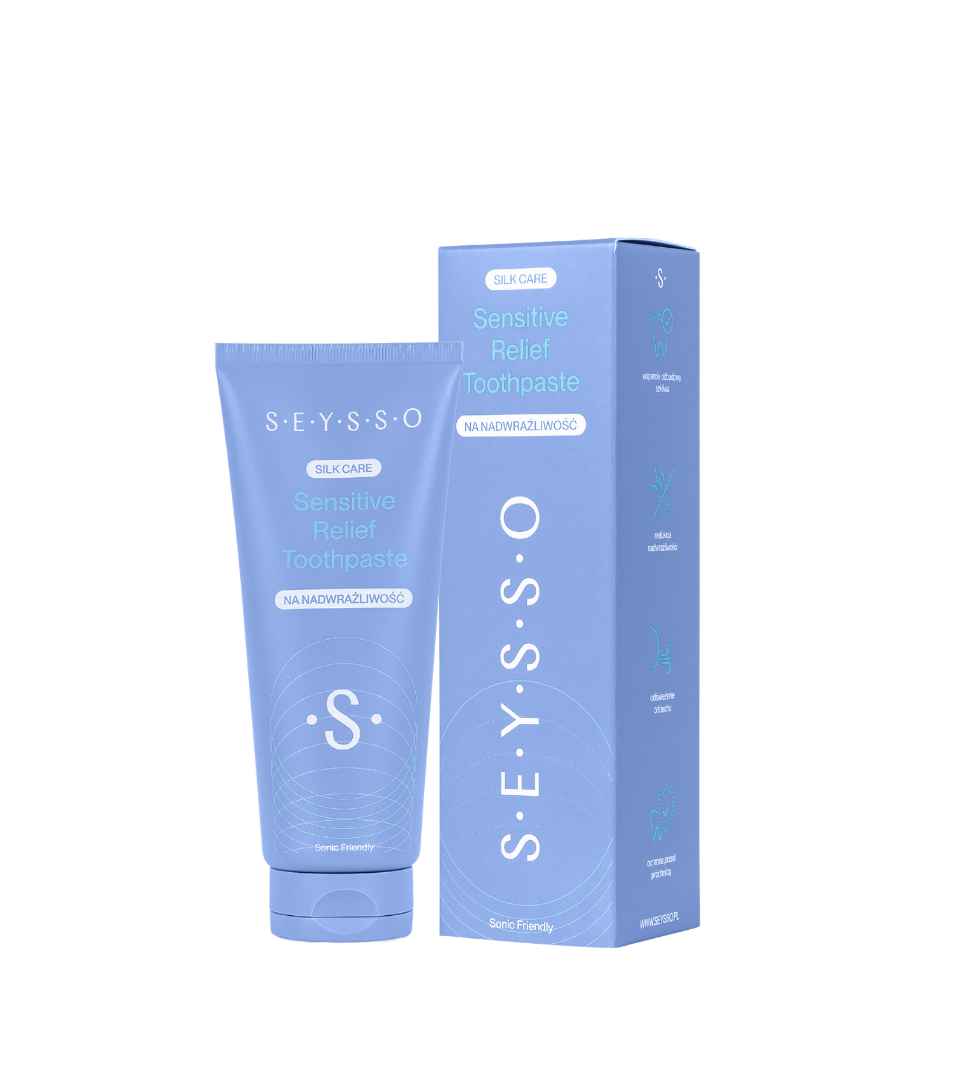 SEYSSO Silk Care Sensitive Relief Toothpaste Pasta do Zębów na Nadwrażliwość 75ml