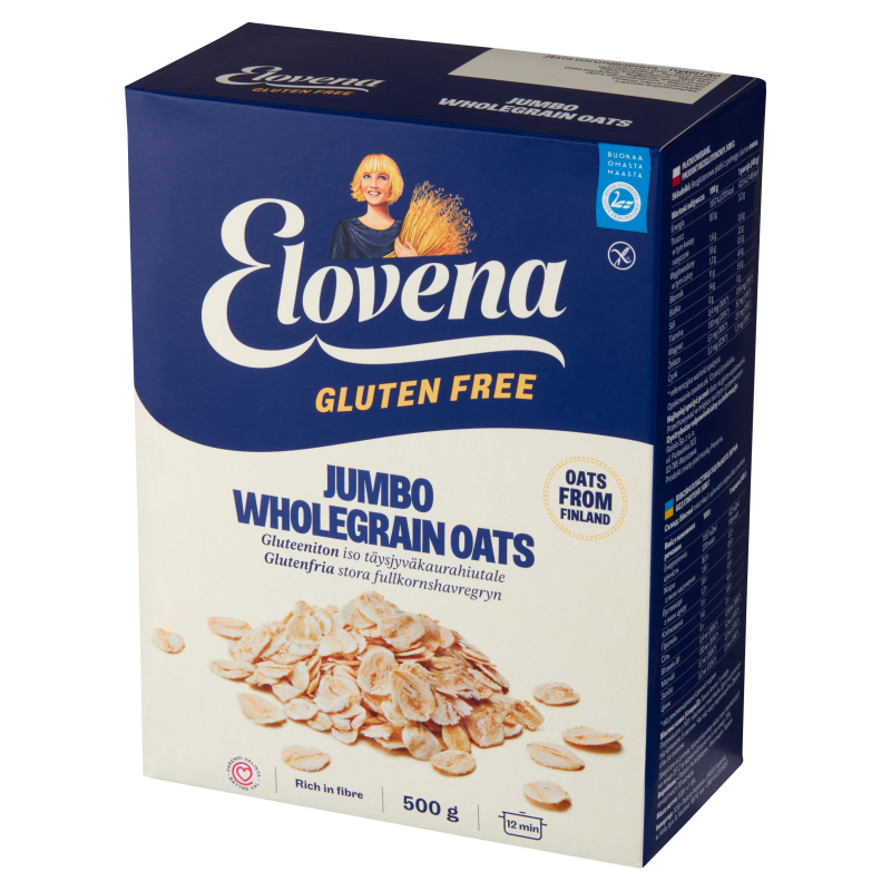 Elovena Płatki Owsiane bezglutenowe 500g - Elovena