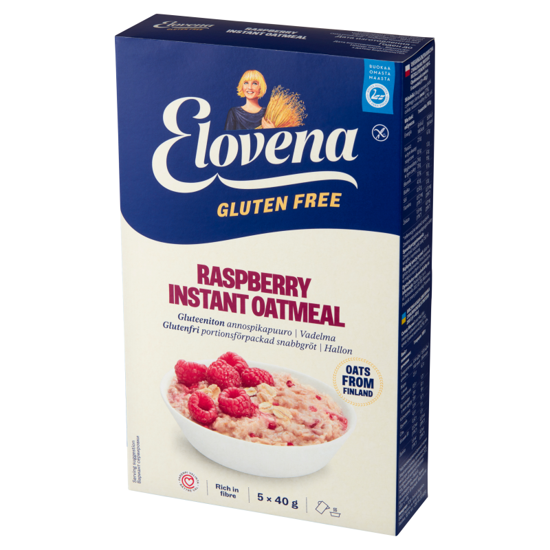 Bezgluten Płatki owsiane ekspresowe o smaku malinowym (200g) provena 6411200107897