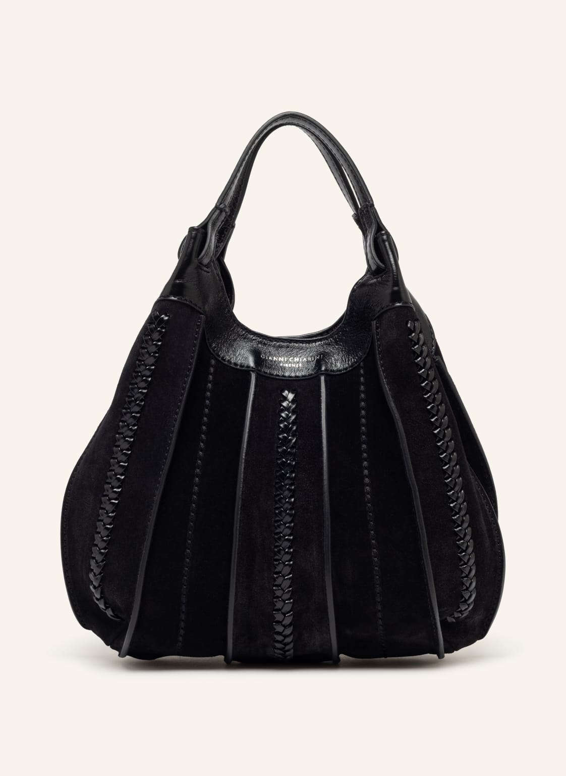 Gianni Chiarini Torebka Typu Worek Dua Medium schwarz