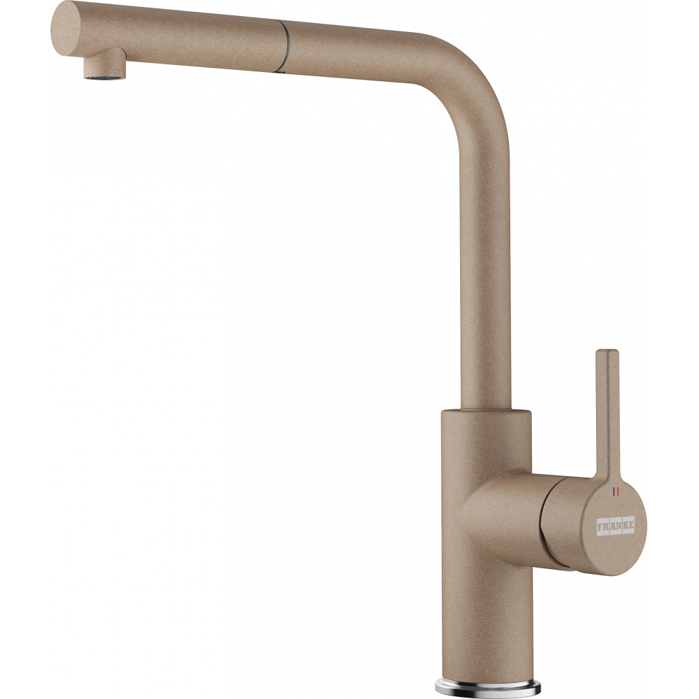 Franke Bateria Urban 2.0 L pull-out Cappuccino z wyciąganą wylewką