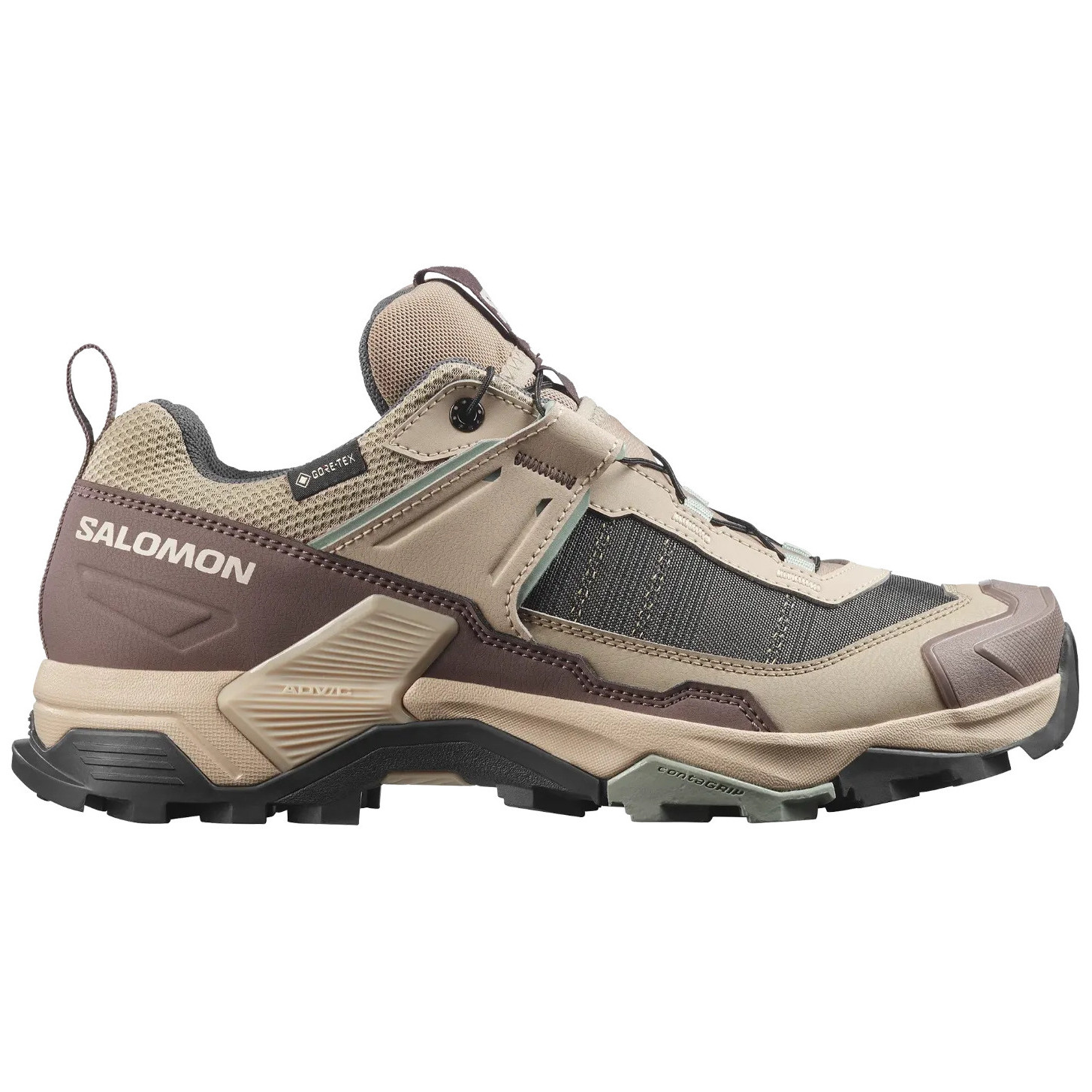 Buty damskie Salomon X Ultra 5 Gore-Tex Rozmiar butów (UE): 38 2/3 / Kolor: brązowy/szary