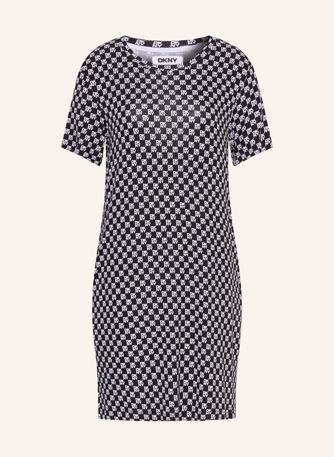 Dkny Koszula Nocna Timeless Styles schwarz
