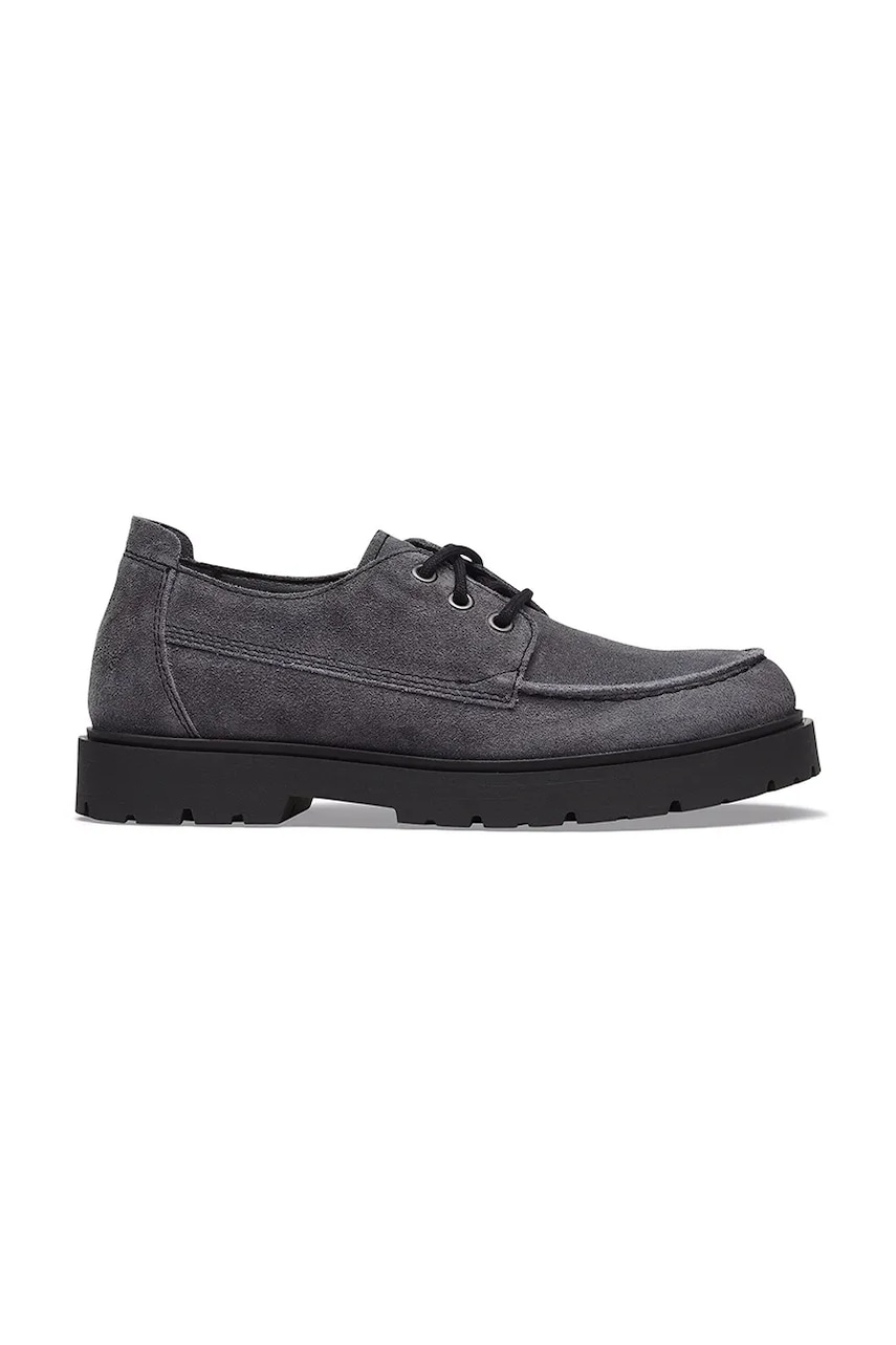 Damskie Birkenstock Highwood Moc Lace Suede Leather półbuty zamszowe