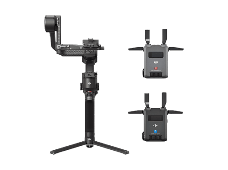 Gimbal DJI RS 4 Pro Combo (2026), udźwig 4,5 kg, 3-osiowa stabilizacja, transmisja obrazu 1080p/60FPS do 2 km, silnik Focus Pro, DJI SDR Transmission, Bluetooth