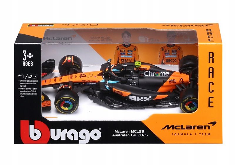 McLaren Mcl39 4 L.Norris 143 - model lub pojazd
