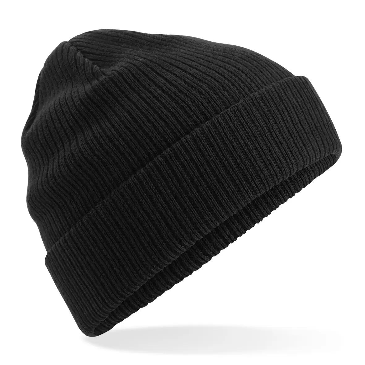 Bonnet en coton biologique - Black - One Size