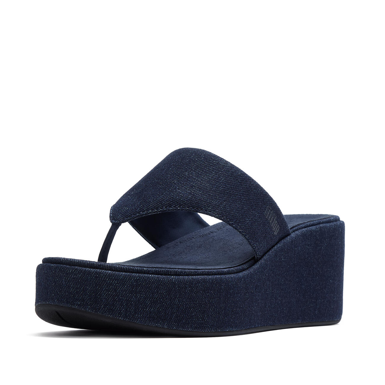 Sandales à bride avant et talon compensé en denim FitFlop