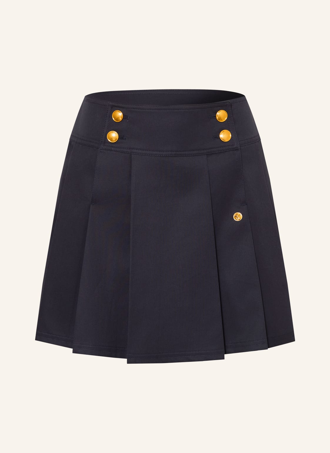 Versace Plisowana Spódnica blau