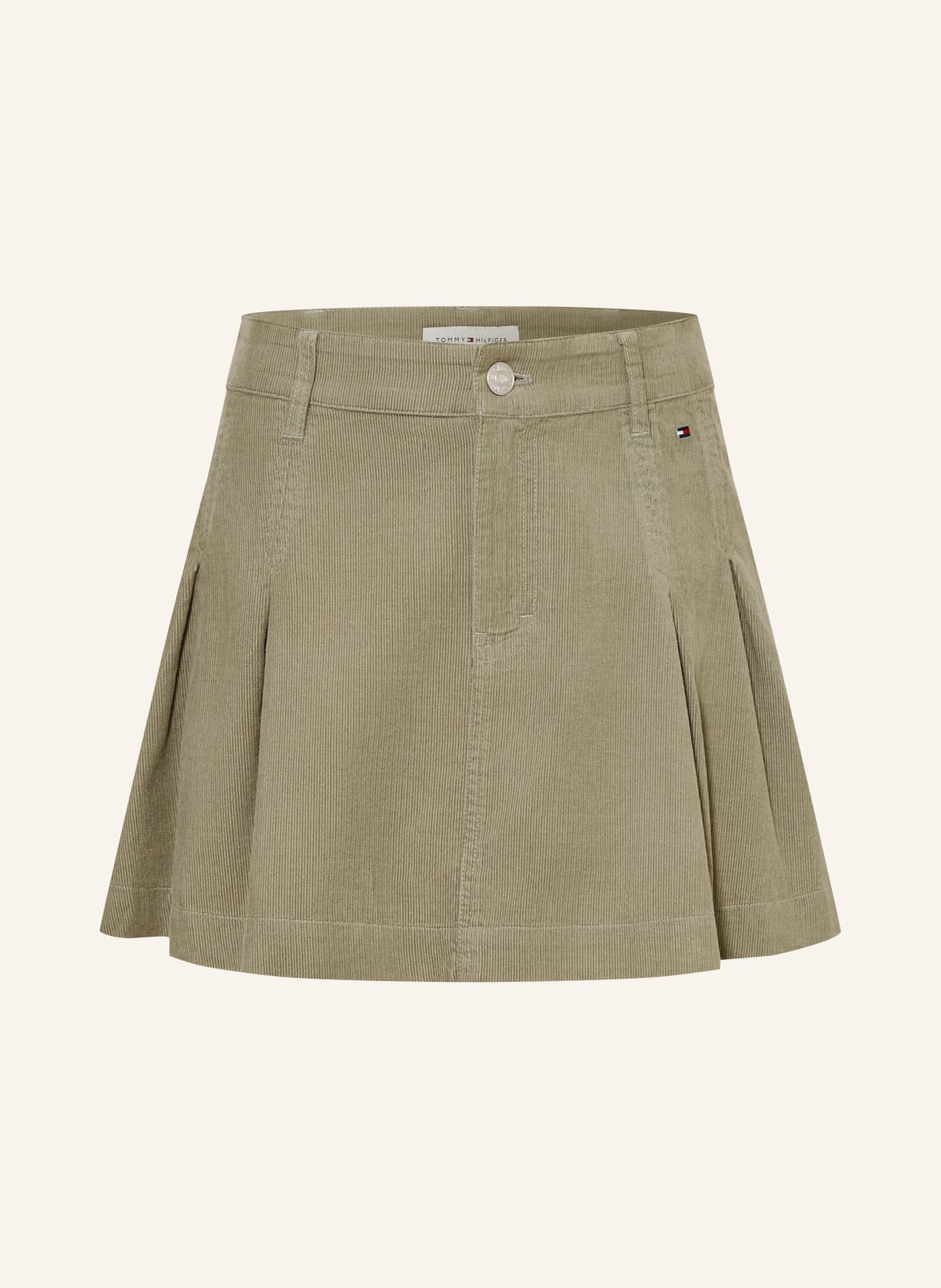 Tommy Hilfiger Spódnica Z Sztruksu gruen