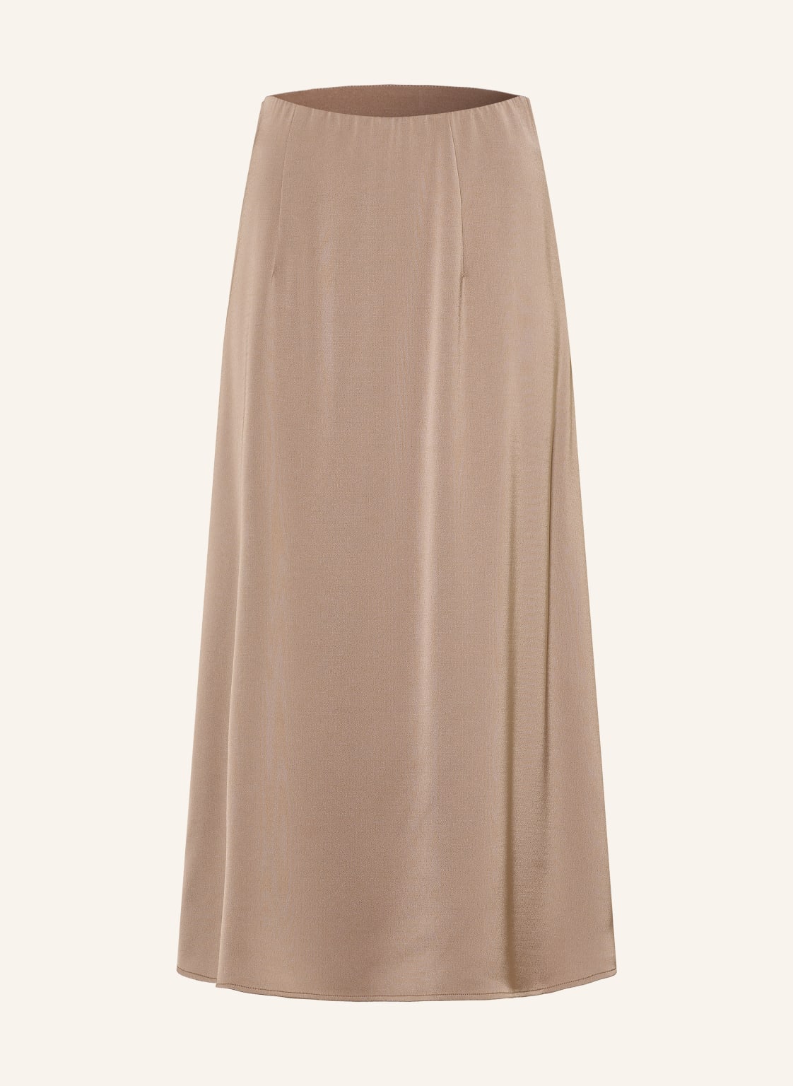 Catnoir Spódnica Satynowa beige