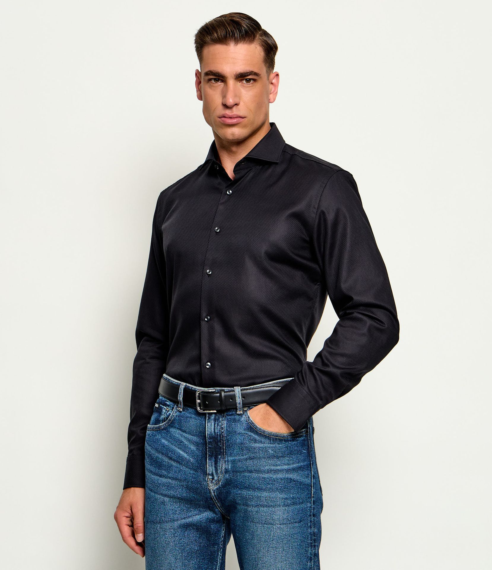 BOSS BLACK Koszula H-HANK-SP-C1-261 Slim Fit