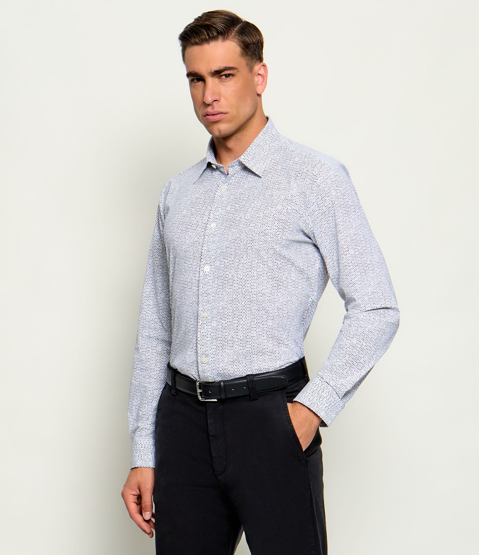 BOSS BLACK Koszula P-Roan-k-f-263 Slim Fit