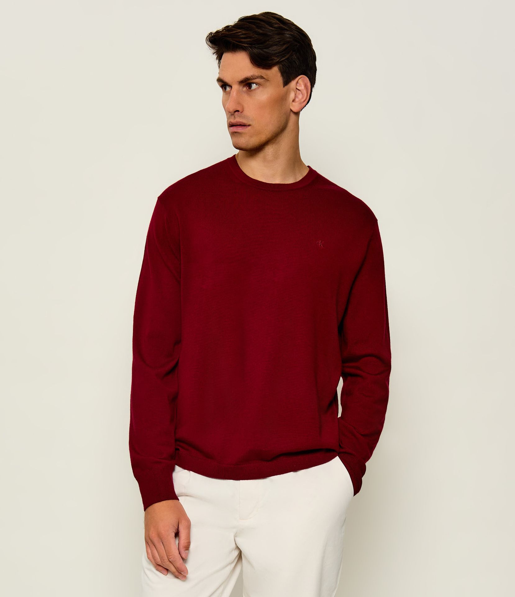 Calvin Klein Wełniany sweter Regular Fit
