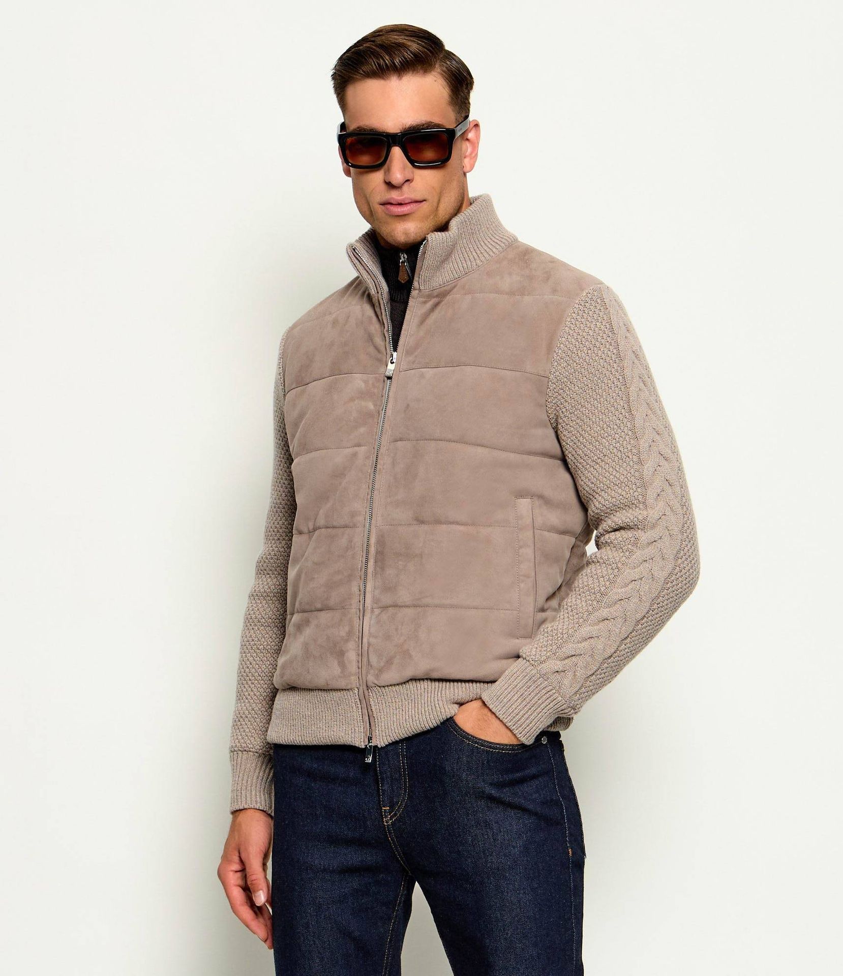 Tombolini Kurtka Regular Fit zamsz