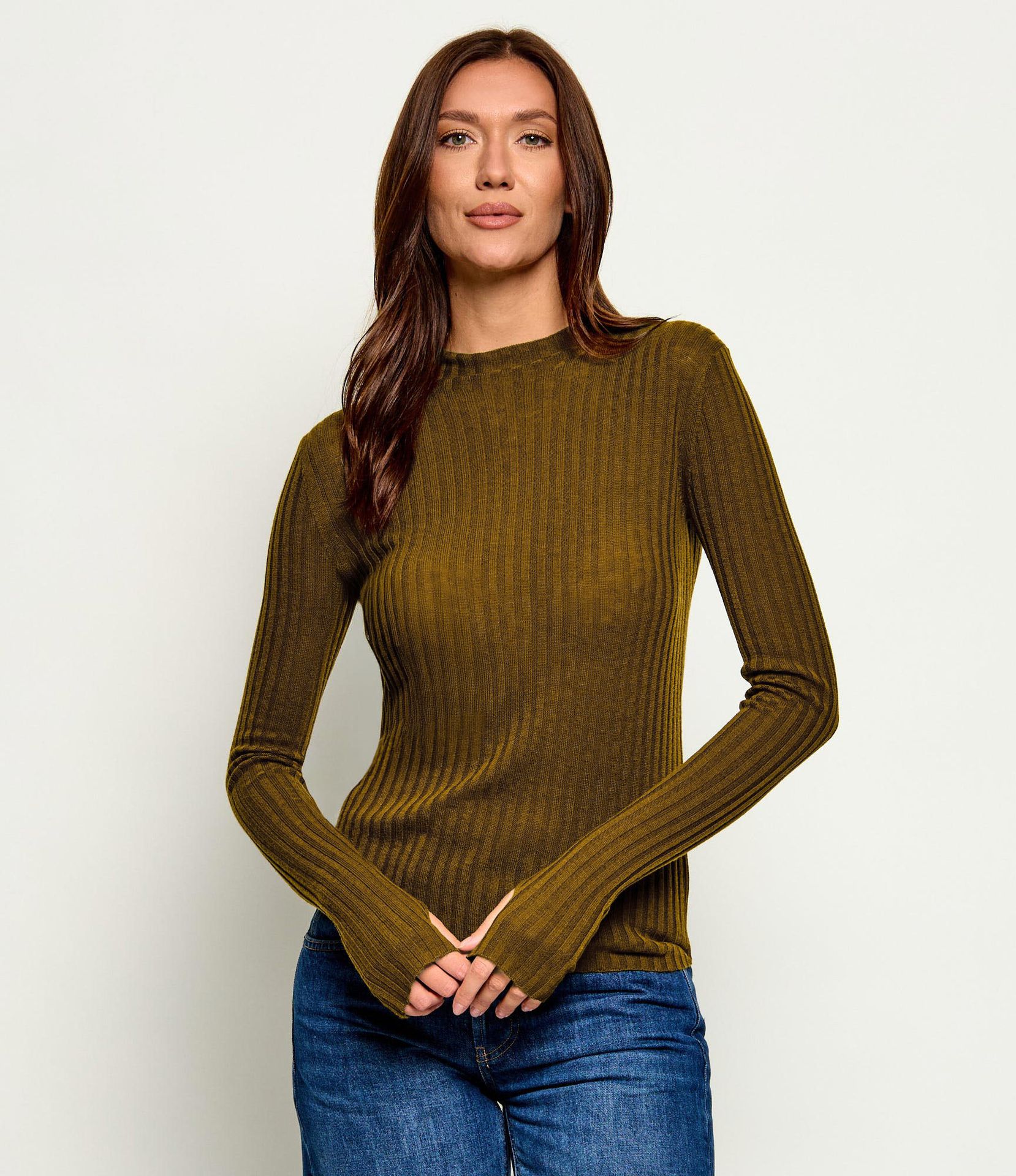 Pinko Wełniany półgolf Muggito Slim Fit